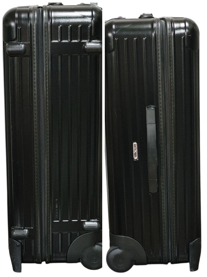 【希少】 RIMOWA サルサ2輪 縦開き キャリーケース 黒　63L　廃盤