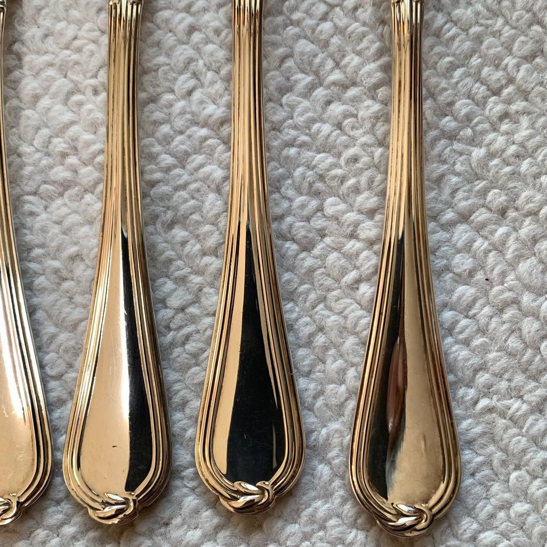 美品　クリストフル　ケーキフォーク　6本セット　銀メッキ　FRANCE刻印あり