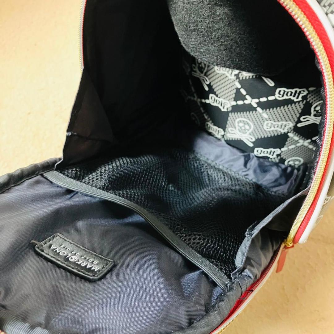 希少 MARK&LONA キャディバッグ Skull&Kilt 7分割 スカル柄