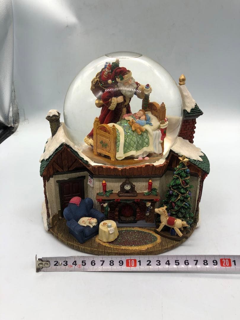 サンタクロース クリスマス オルゴール ヴィンテージ 稼動品