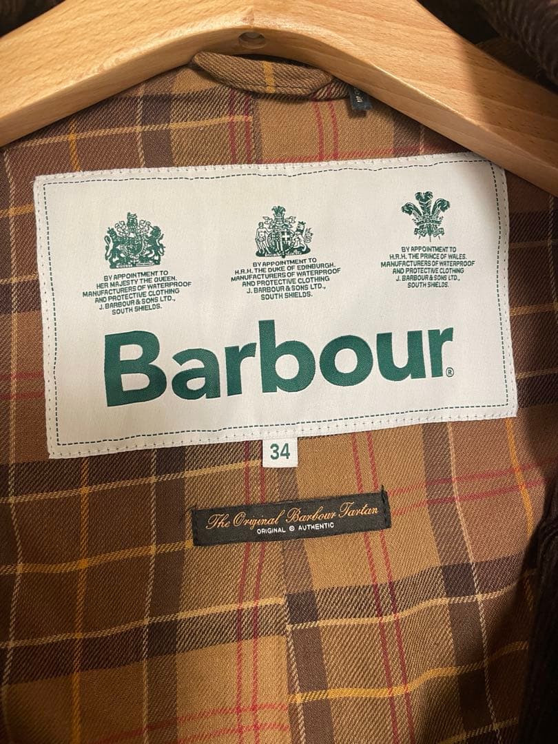 BarbourディスパッチライダーWAXコート34