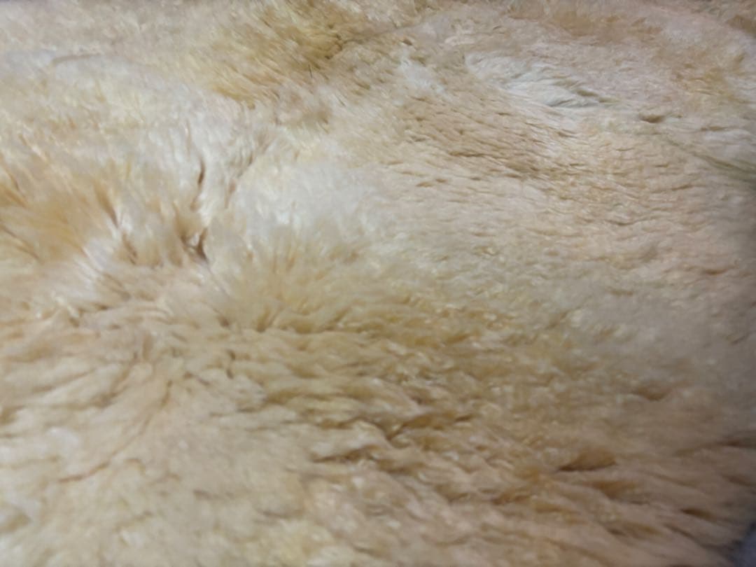 bowron ムートラグ 天然 羊皮 ラグ マット ホワイト