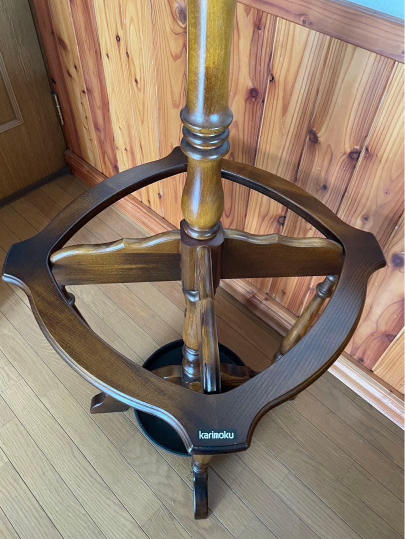 【お値下げしました】カリモク　ポールハンガー　ボートハンガー　クラシック