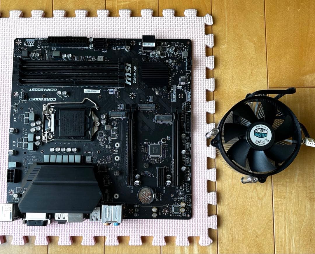 MSI Z390-S01 マザーボード　CPUクーラー付