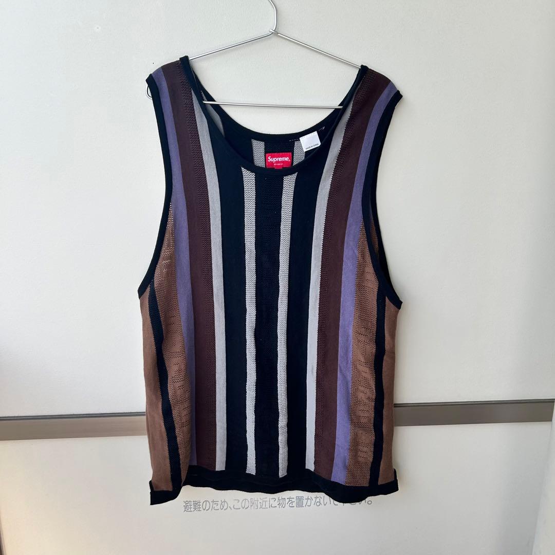 トップス Supreme Knit Stripe Tank Top 23SS