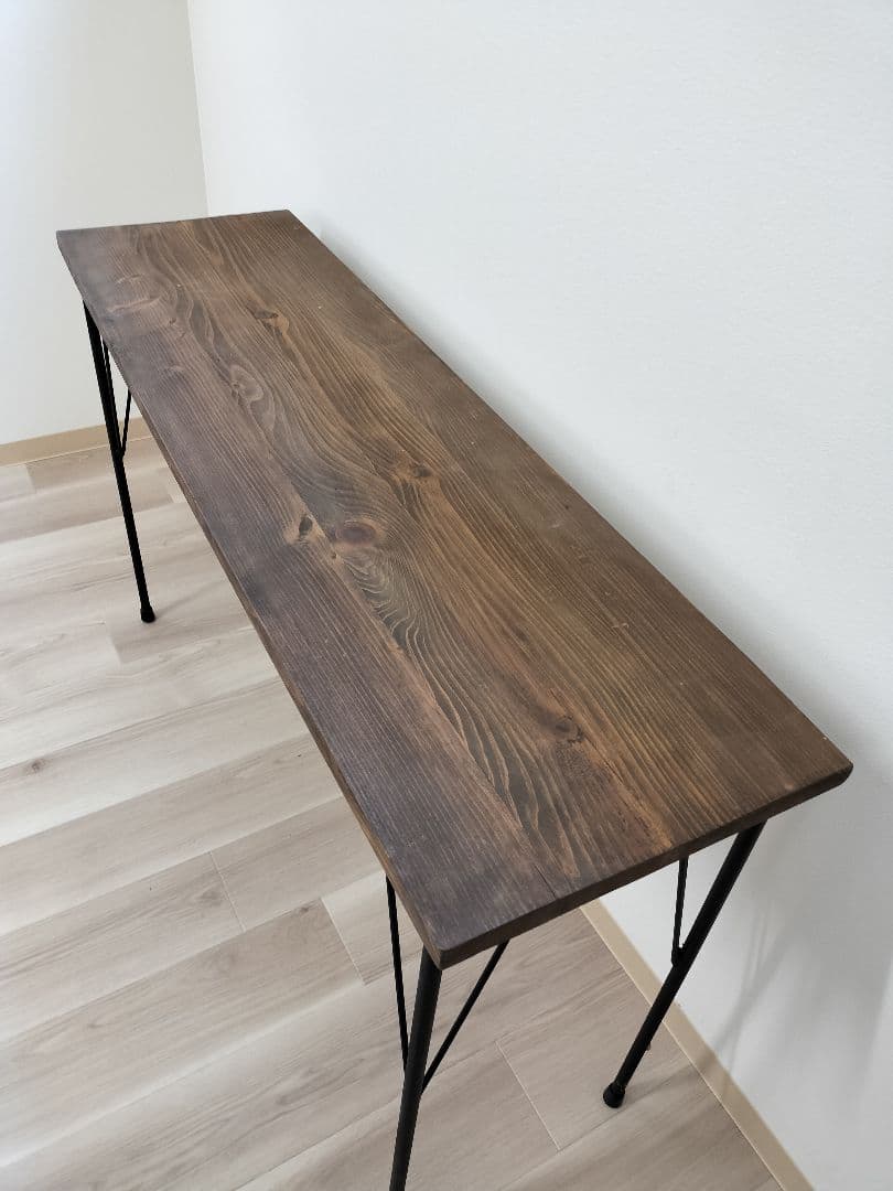 ハンドメイド　カウンターテーブル　ヴィンテージ　幅120