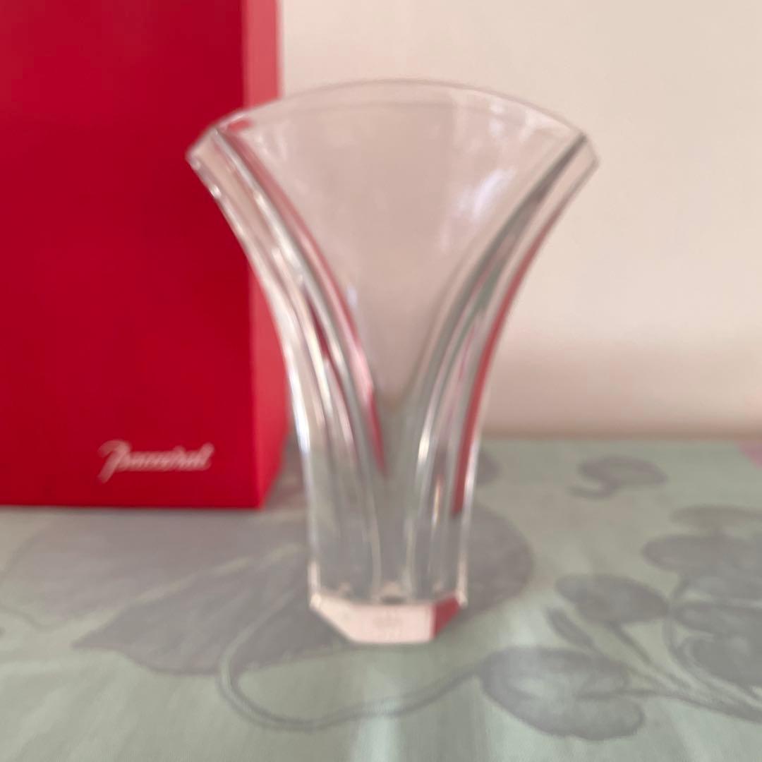 バカラ　Baccarat ギンコS 花瓶　元箱付き