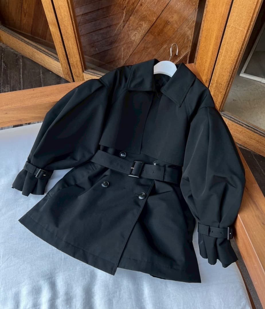 ✨極美品✨rosy monster トレンチコート ブラック