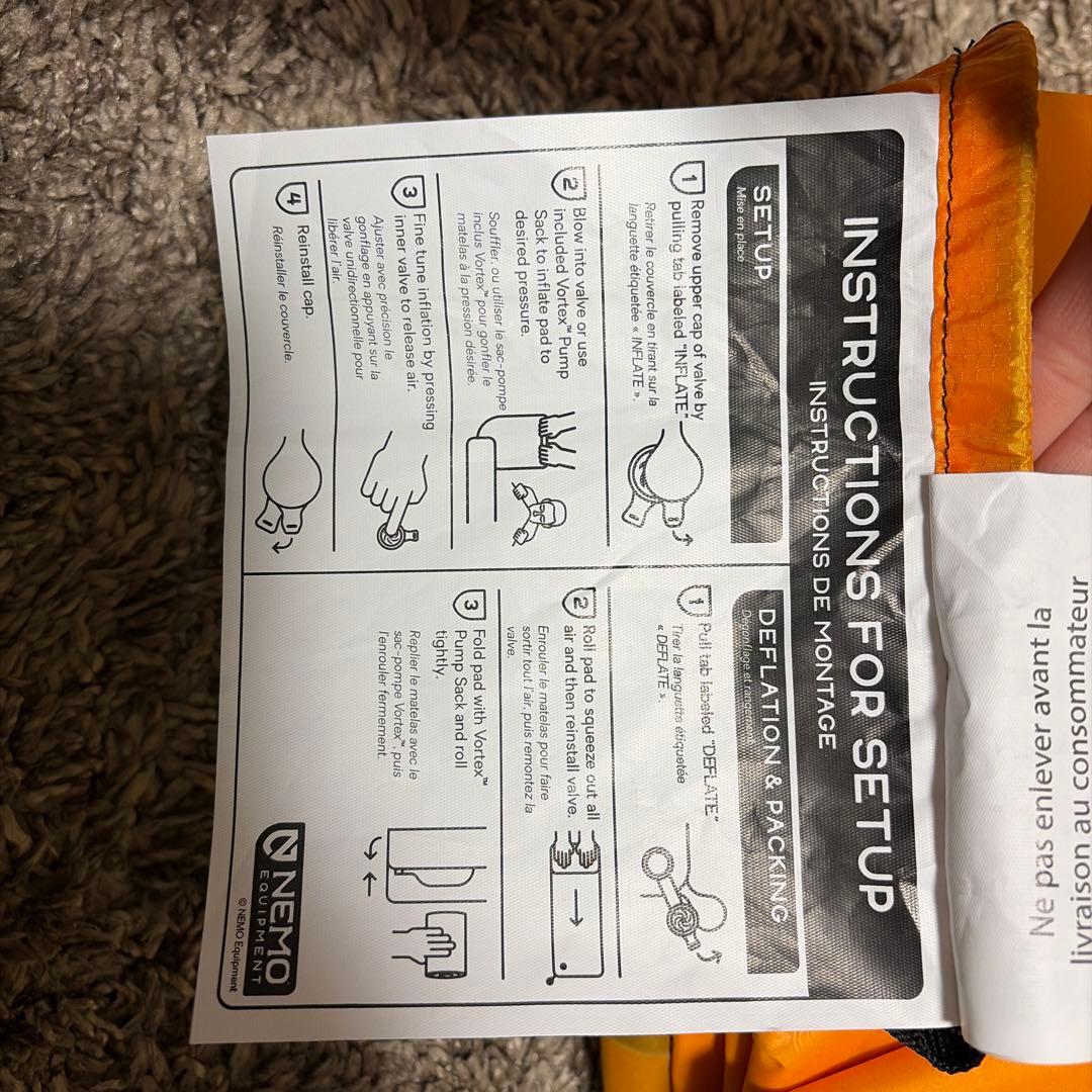 アウトドア寝具 NEMO TENSOR INSULATED MEDIUM MUMMY