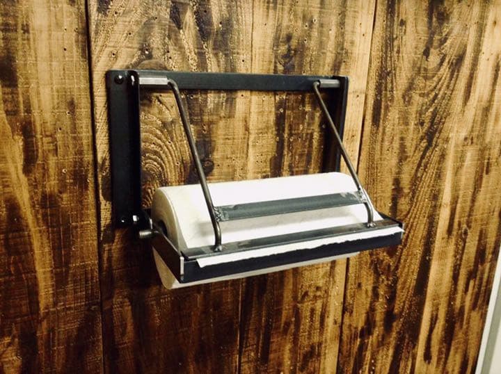 cream.70 キッチンペーパーホルダー 壁掛け インダストリアル