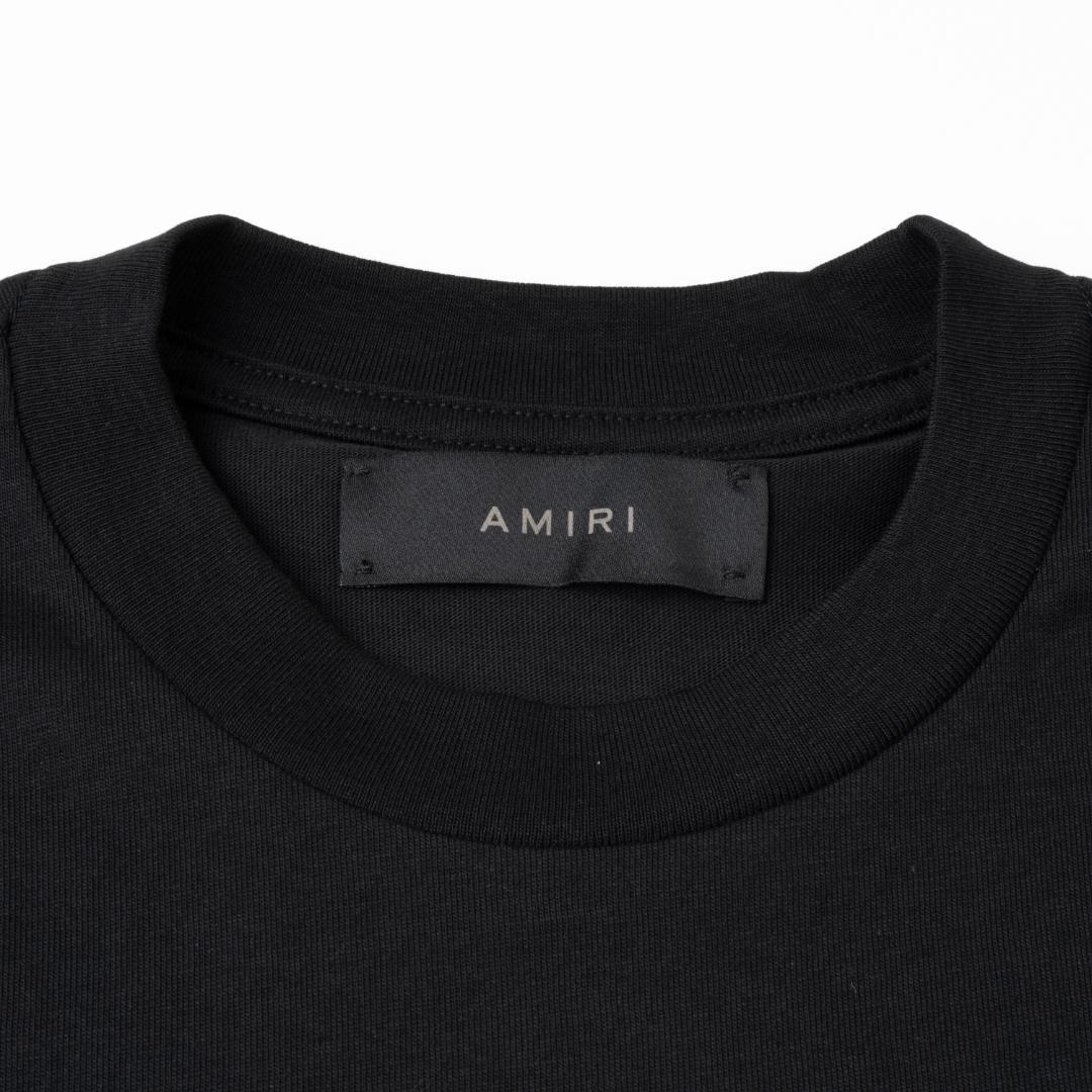 新品 AMIRI BONES STACKED LONG SLEEVE TEE L