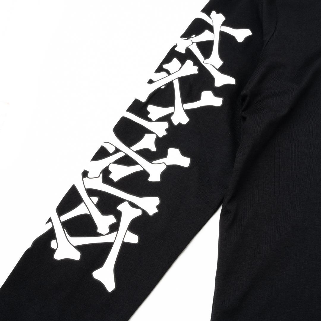 新品 AMIRI BONES STACKED LONG SLEEVE TEE L