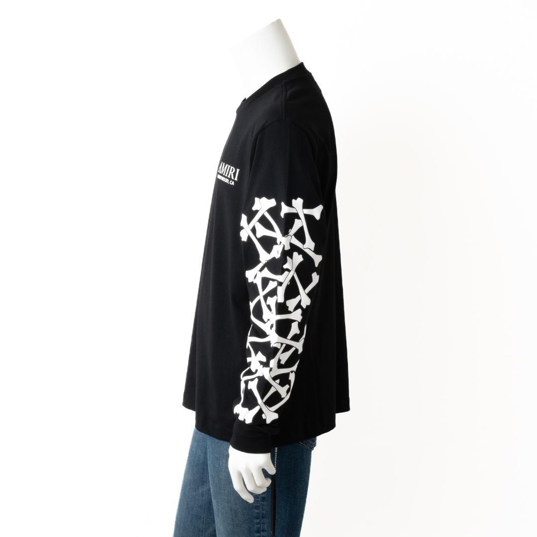 新品 AMIRI BONES STACKED LONG SLEEVE TEE L
