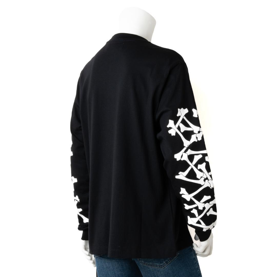 新品 AMIRI BONES STACKED LONG SLEEVE TEE L