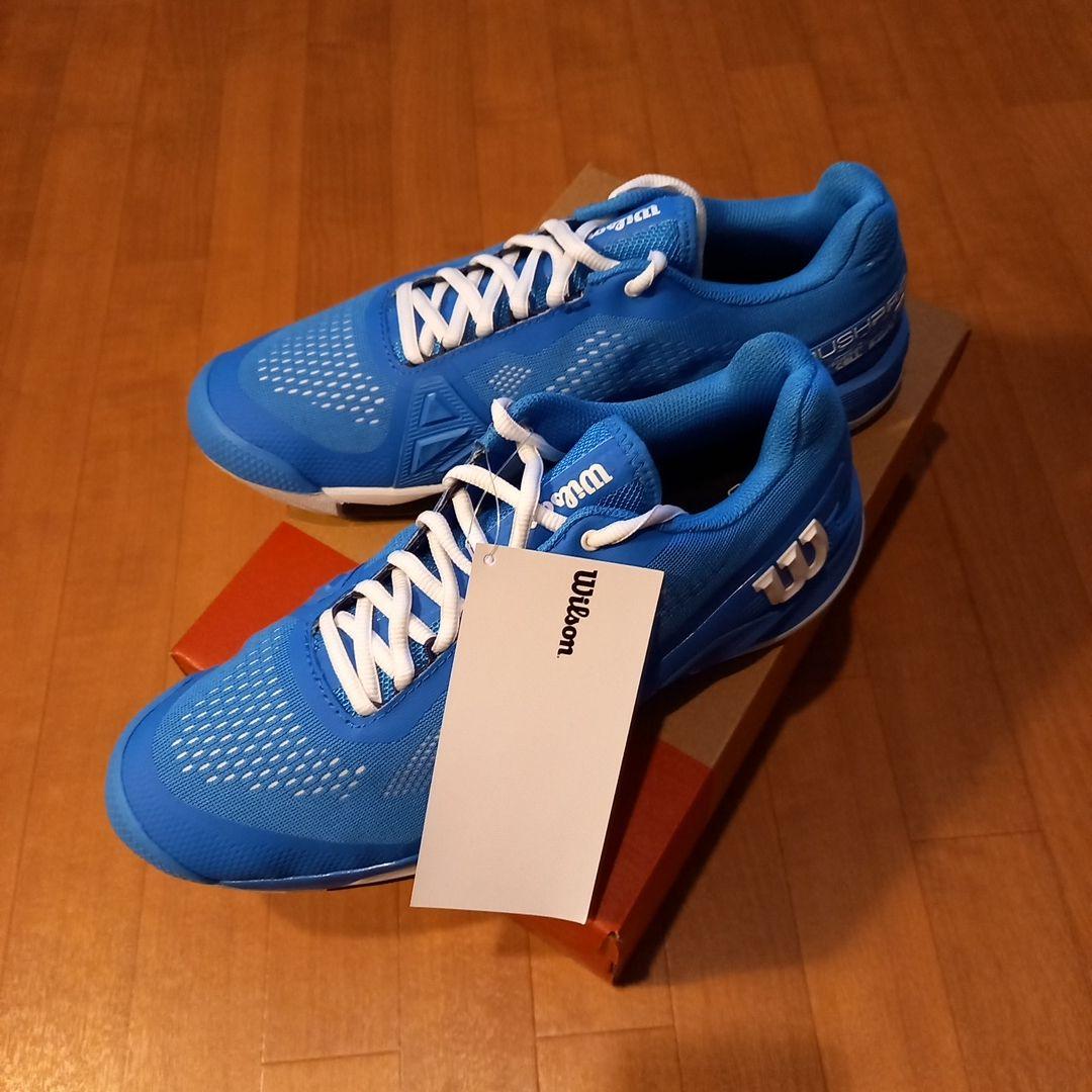 新品未使用★Wilson Rush Pro テニスシューズ ブルー
