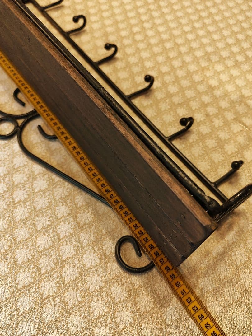 アイアン製　ウォールフック 　木製の棚　鉄　アイアン