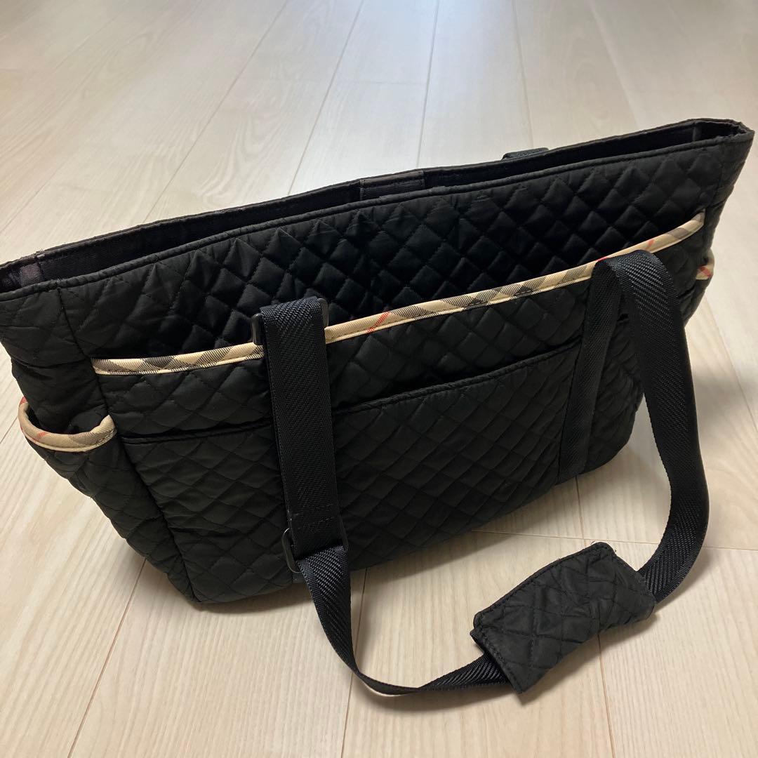 ☆専用☆バーバリー　ブラックキルティング　マザーズバッグ