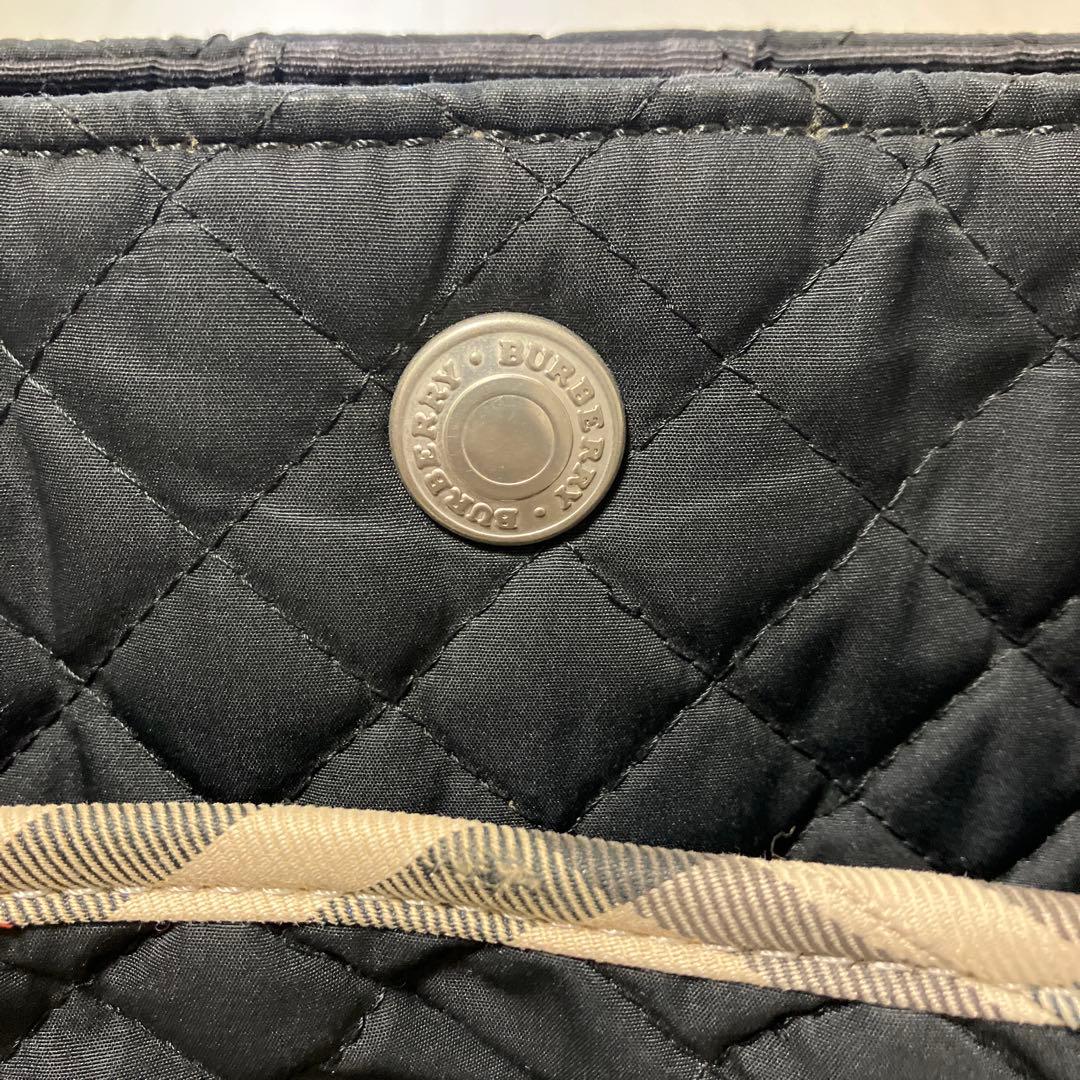 ☆専用☆バーバリー　ブラックキルティング　マザーズバッグ