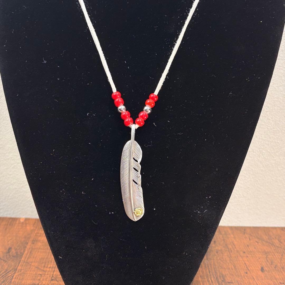 タディアンドキング TADY&KING ネックレス カスタム 特大フェザー