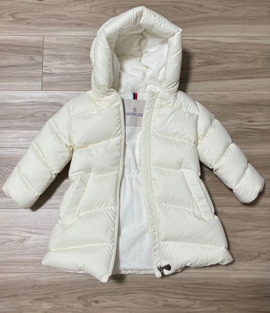 Xmasセール✨【モンクレール】白　キッズダウン　80cm