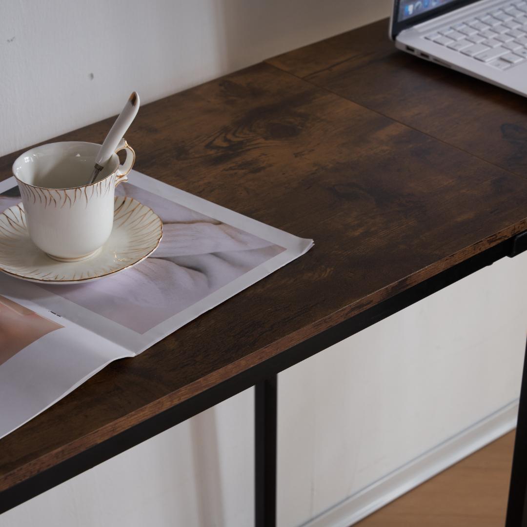 限定価格！新品ロフトベッド（S）デスク付き北欧風 大人ベッド 　BLACK