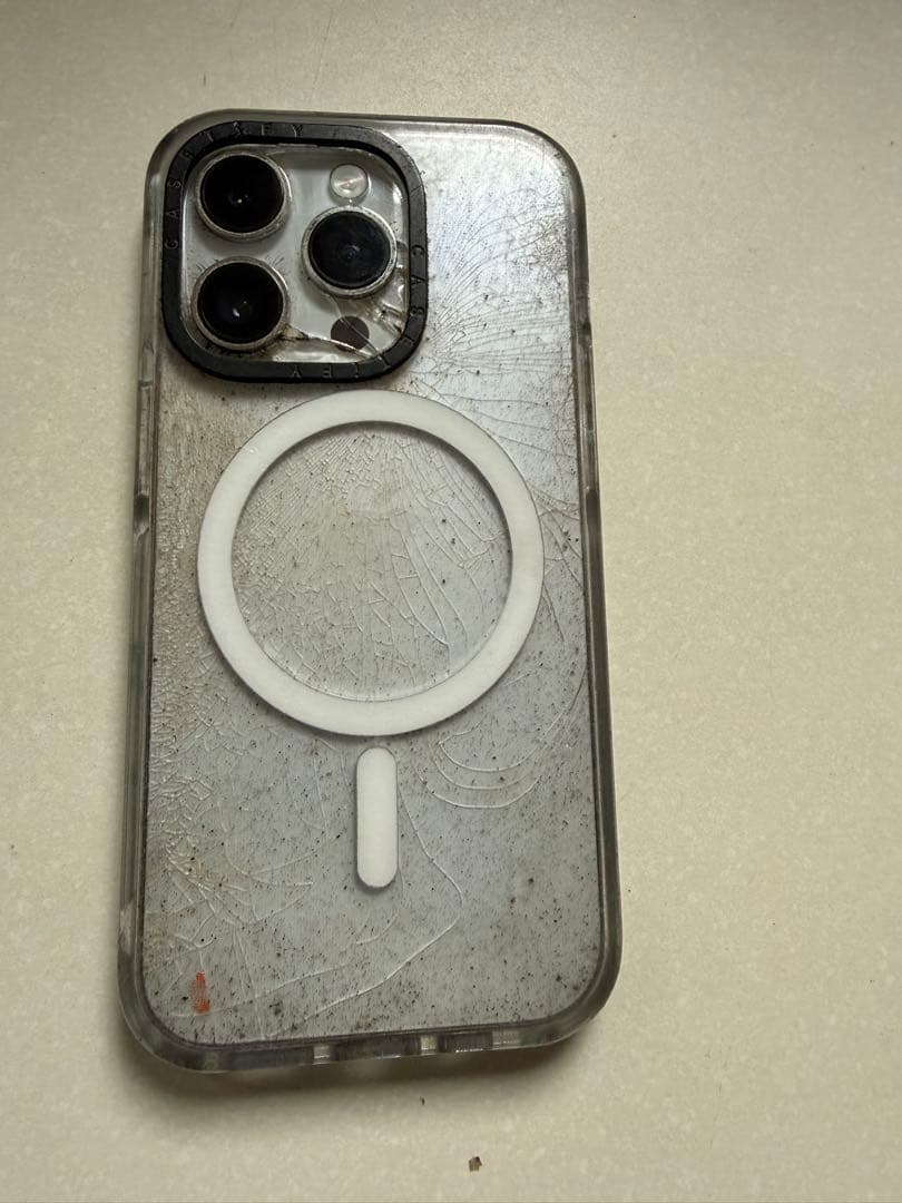 iPhone 14 Pro 本体 背面ガラス割れ