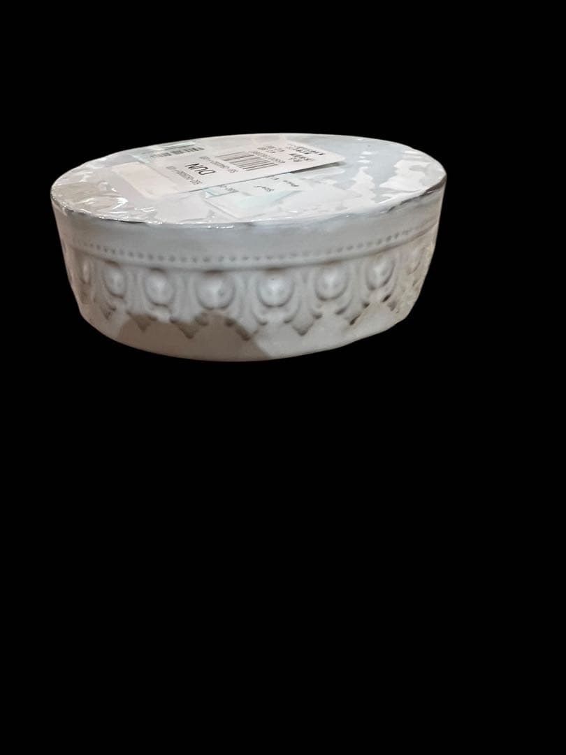 マチルダキャロン　アスティエドビラット　白い陶器の装飾ボウル 中型