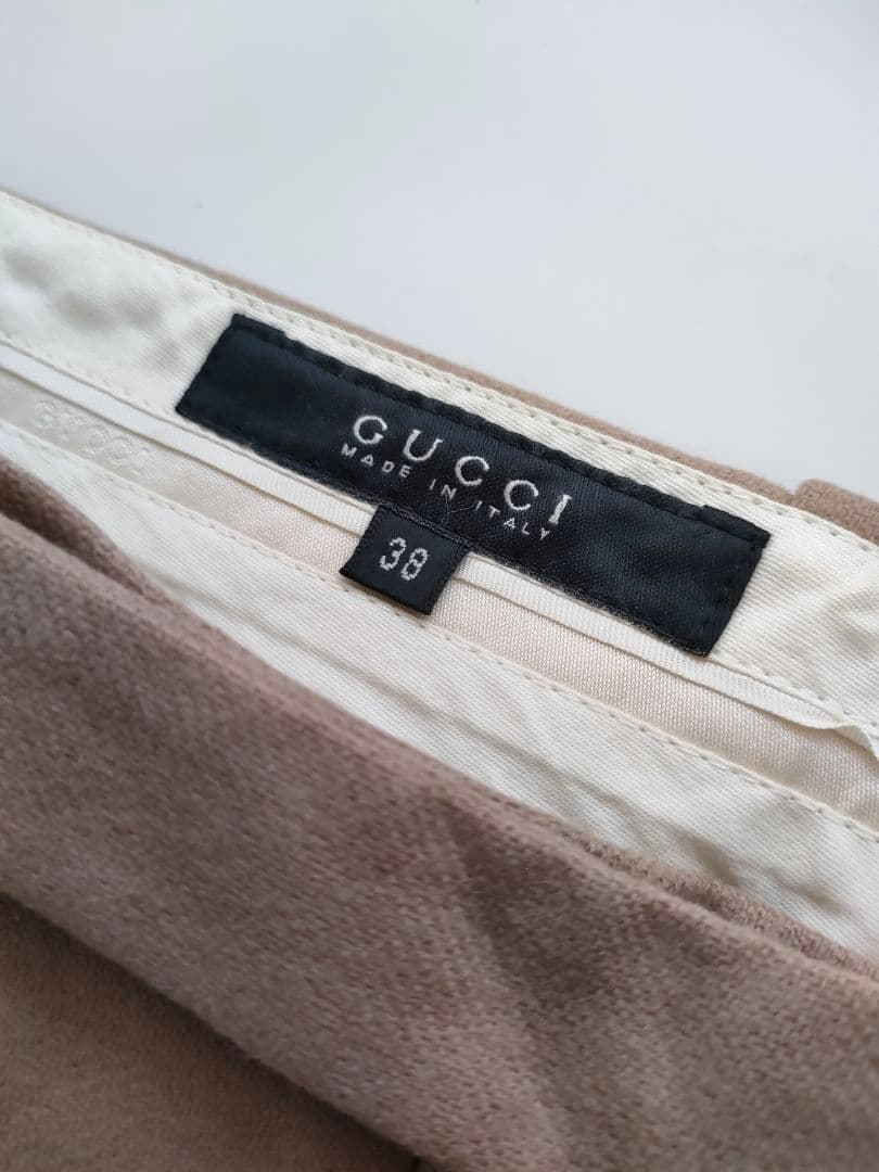 極美品★GUCCI グッチ スーツ セットアップ カシミア混合 パンツ Mサイズ