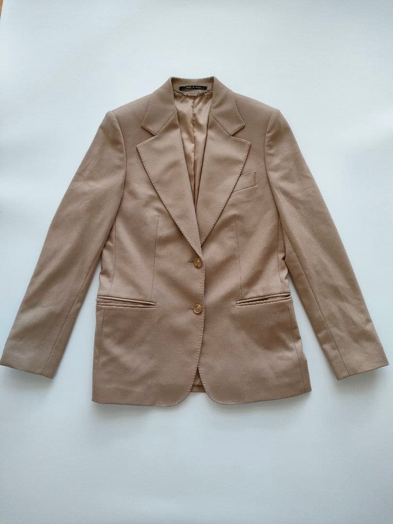 極美品★GUCCI グッチ スーツ セットアップ カシミア混合 パンツ Mサイズ