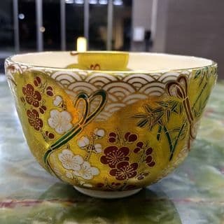 早い者勝ち！◇ 相模竜泉 | 色絵六瓢四君子画 茶碗 | 茶道具