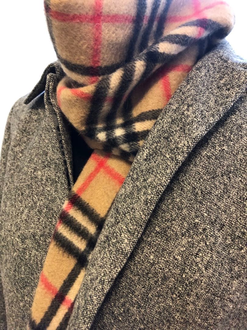 Burberry's チェック柄マフラー
