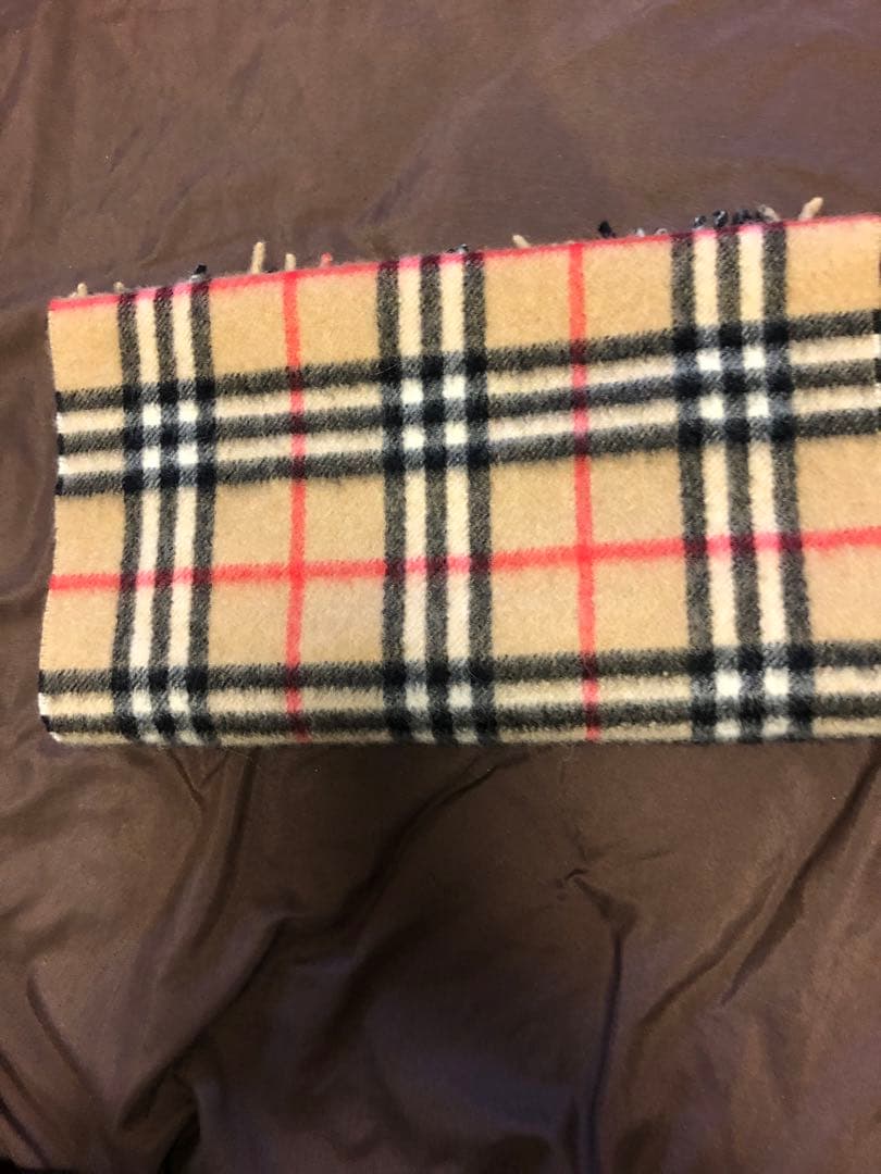 Burberry's チェック柄マフラー