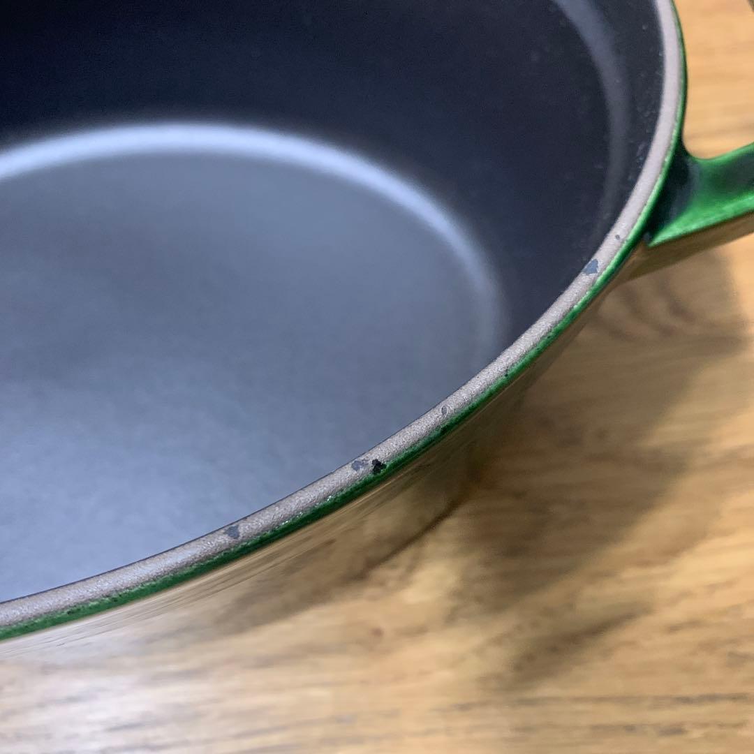 ストウブ鍋オーバル　23　バジルグリーン