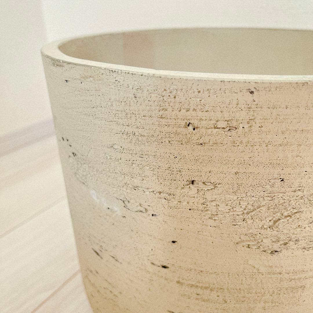 大型 植木鉢 プランター グレー　10号 直径31cm