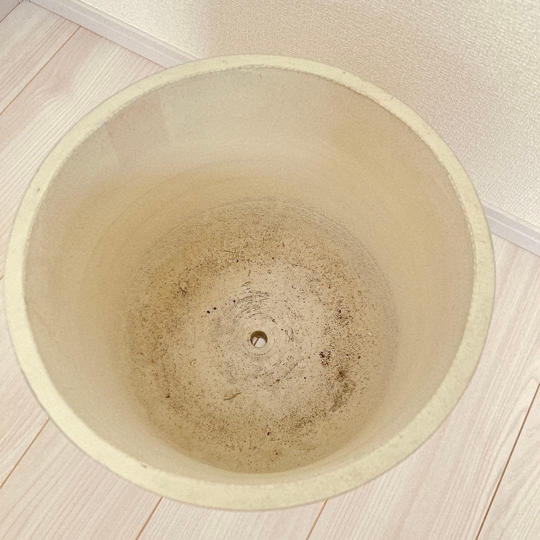 大型 植木鉢 プランター グレー　10号 直径31cm