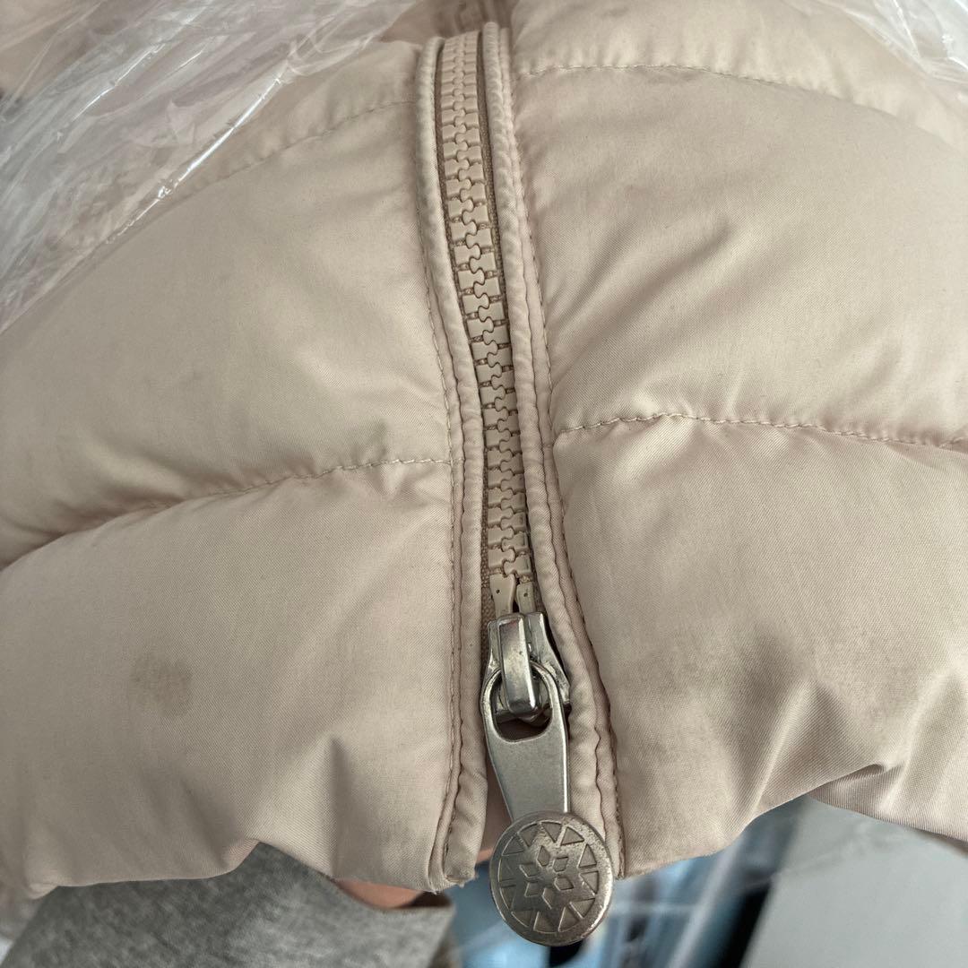 PYRENEX ベージュ ダウンジャケット フード付き