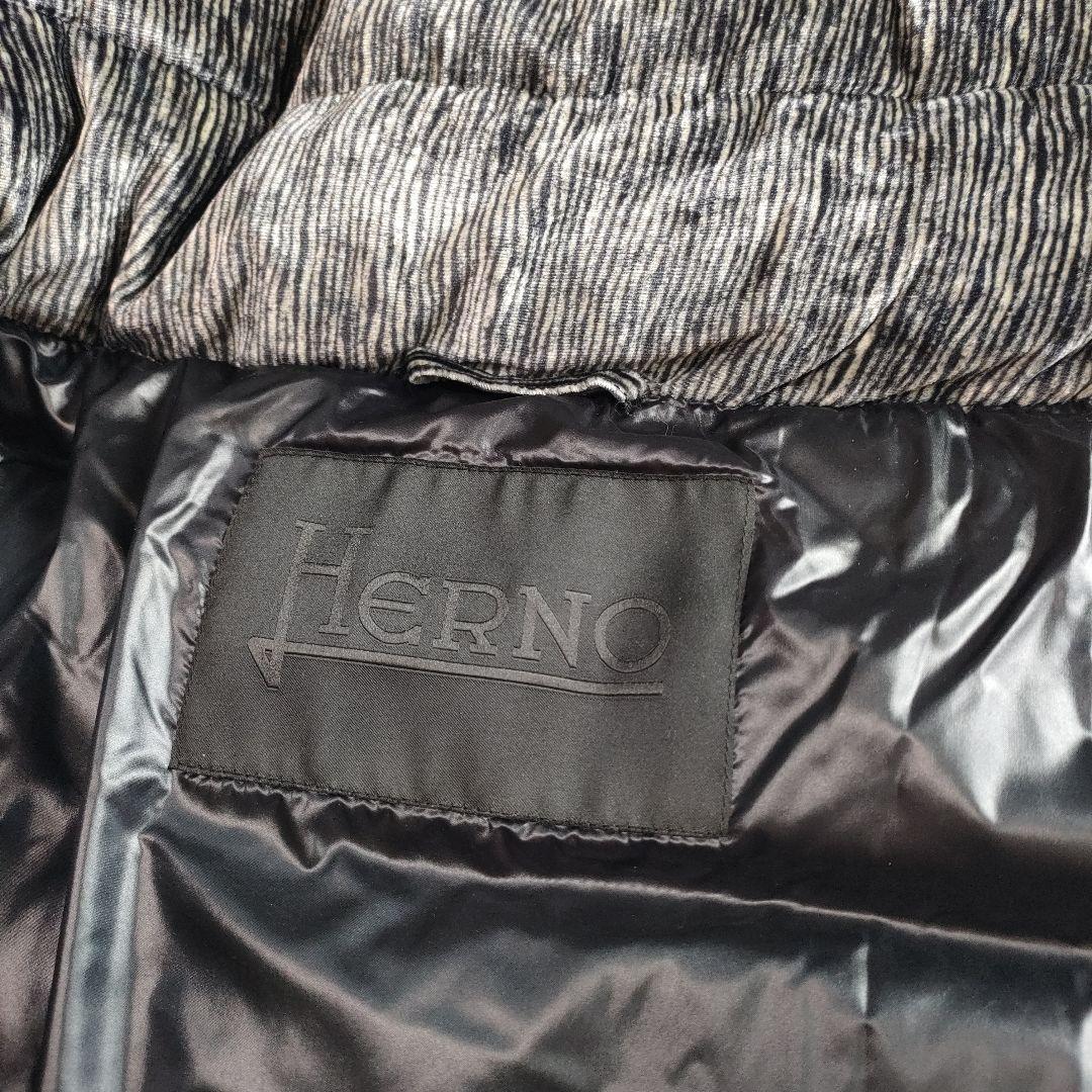 極美品✨ヘルノ ベルベット ショート丈 シグネチャーコレクションダウンジャケット