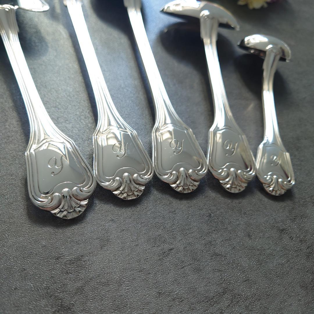 格安 美品 クリストフル ポートロイヤル サービングセット 5点