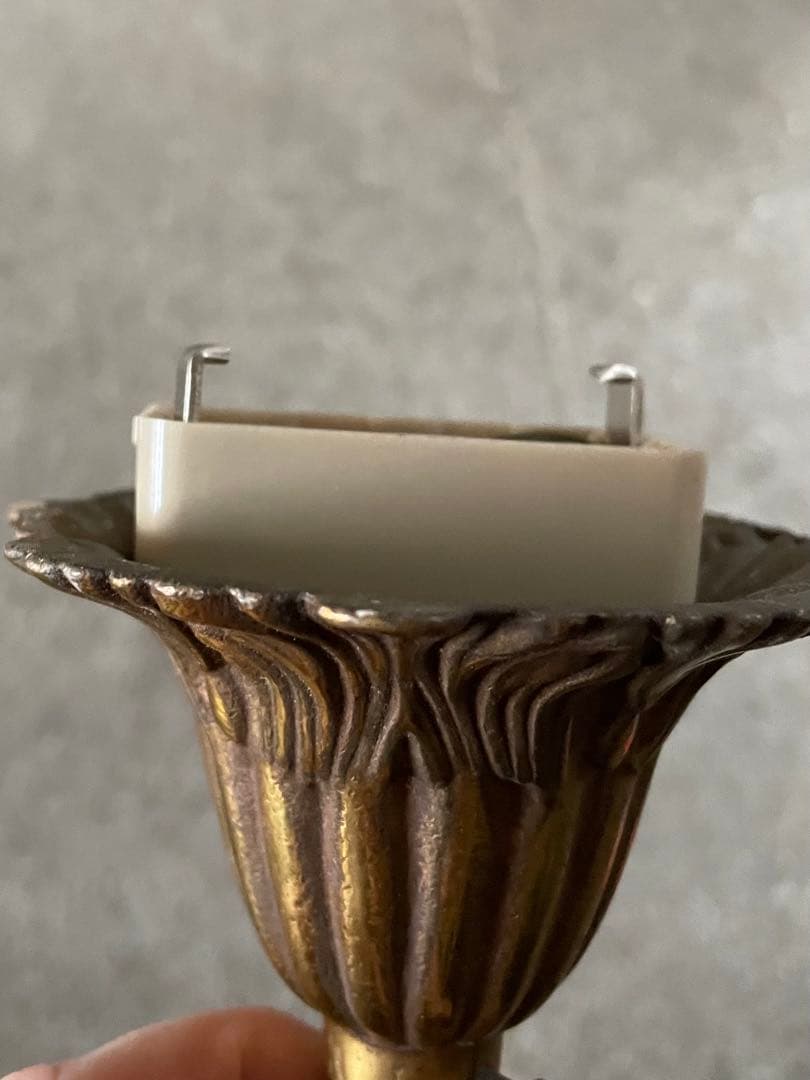 33. 激安！フランス アンティーク シャンデリア 3灯 キャンドル ライト