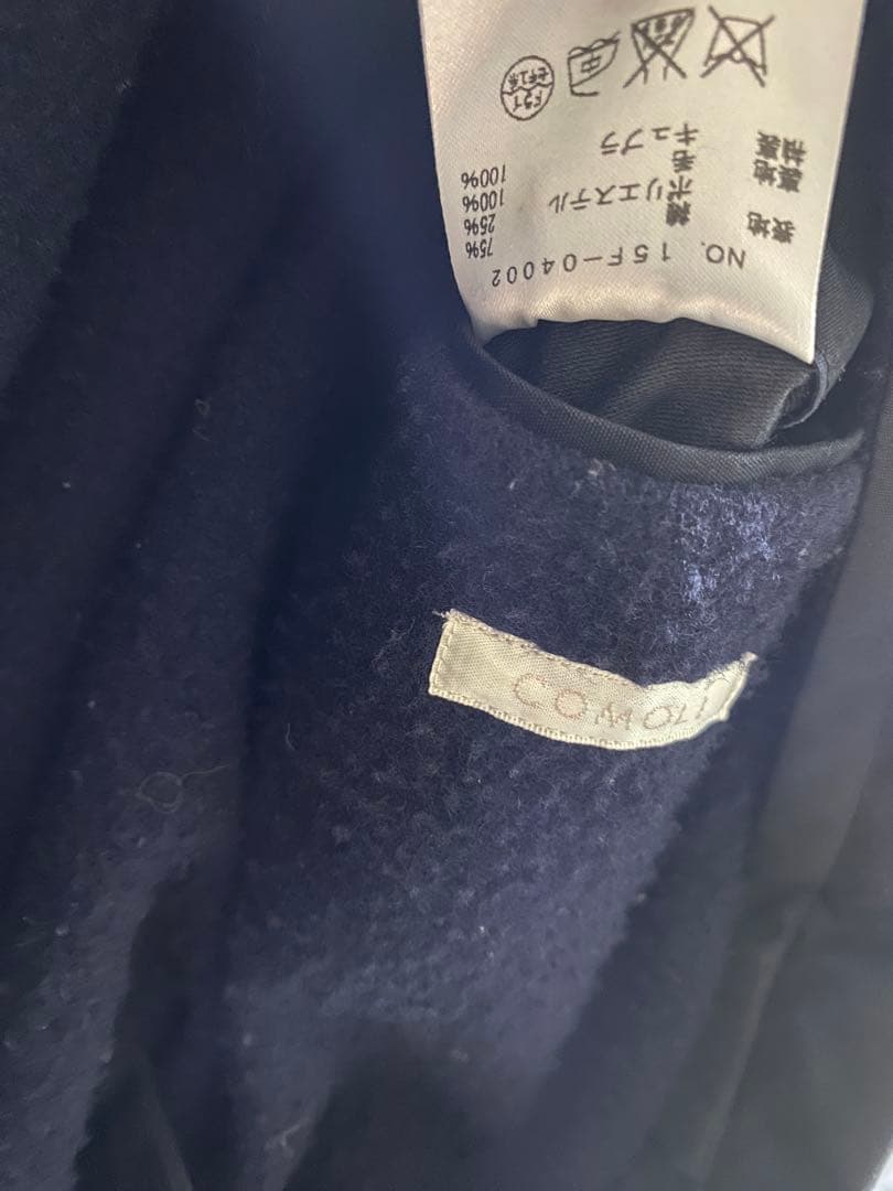 COMOLI タイロッケンコート サイズ2 ネイビー