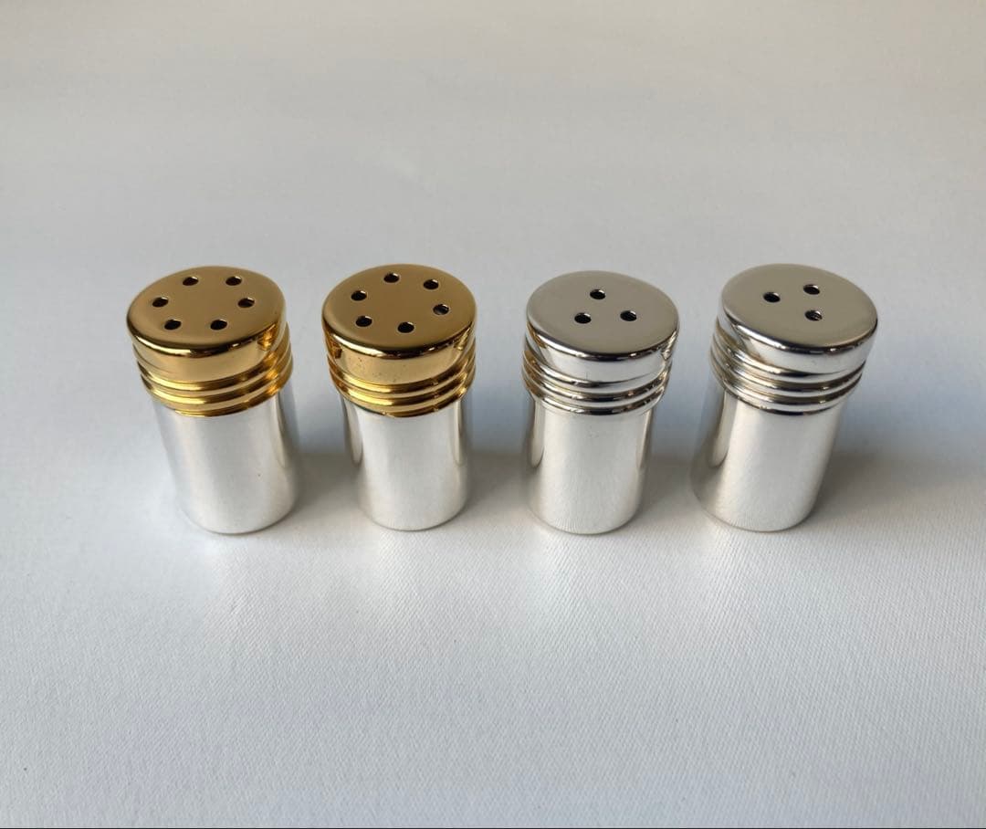 ティファニー　スパイスケース　調味料入れ　ソルト　シルバー　ゴールド　Ag925