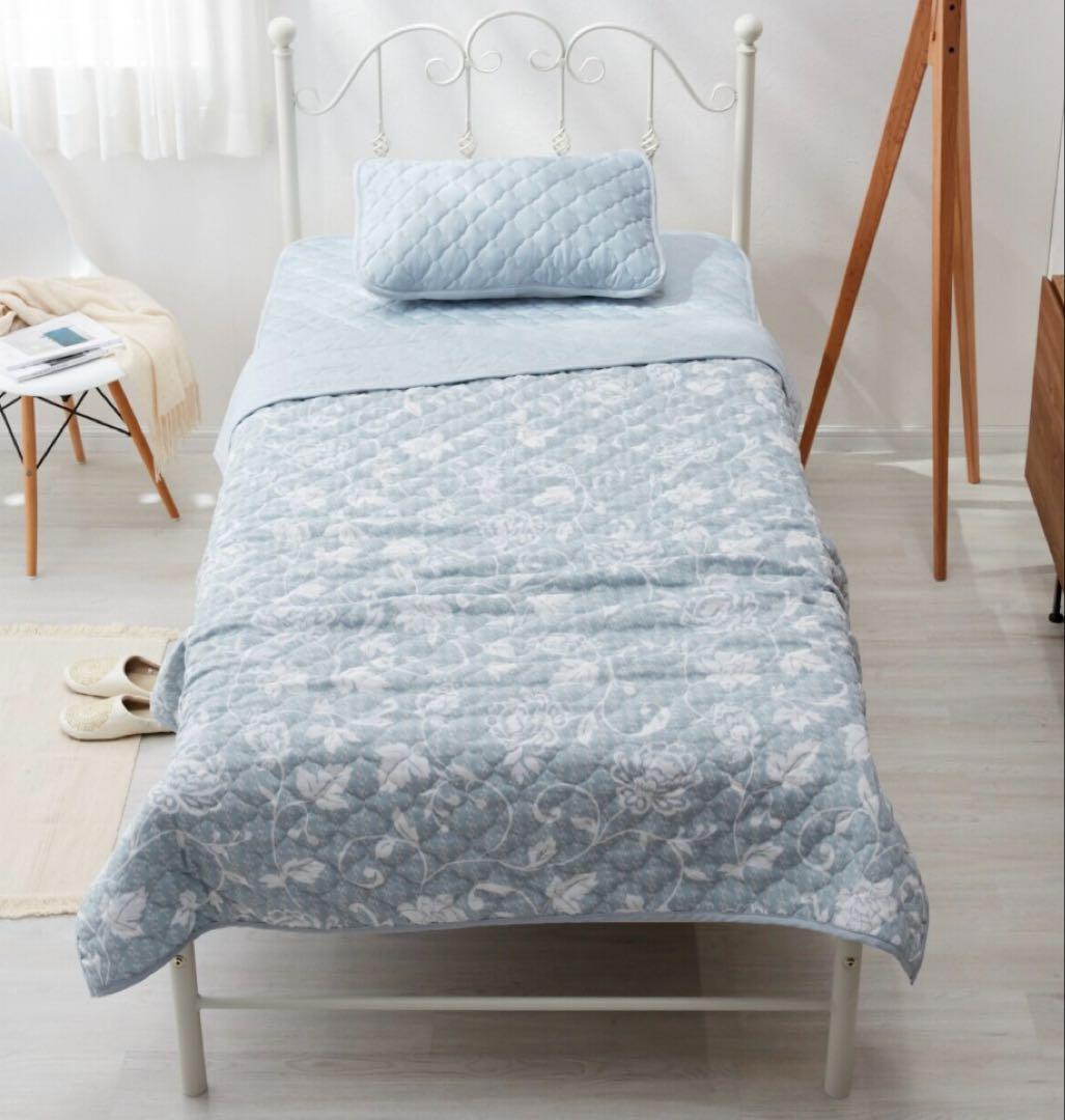 新品★モリリン抜群のひんやり感フラワー花柄ボタニカル デオコールド消臭 防ダニ