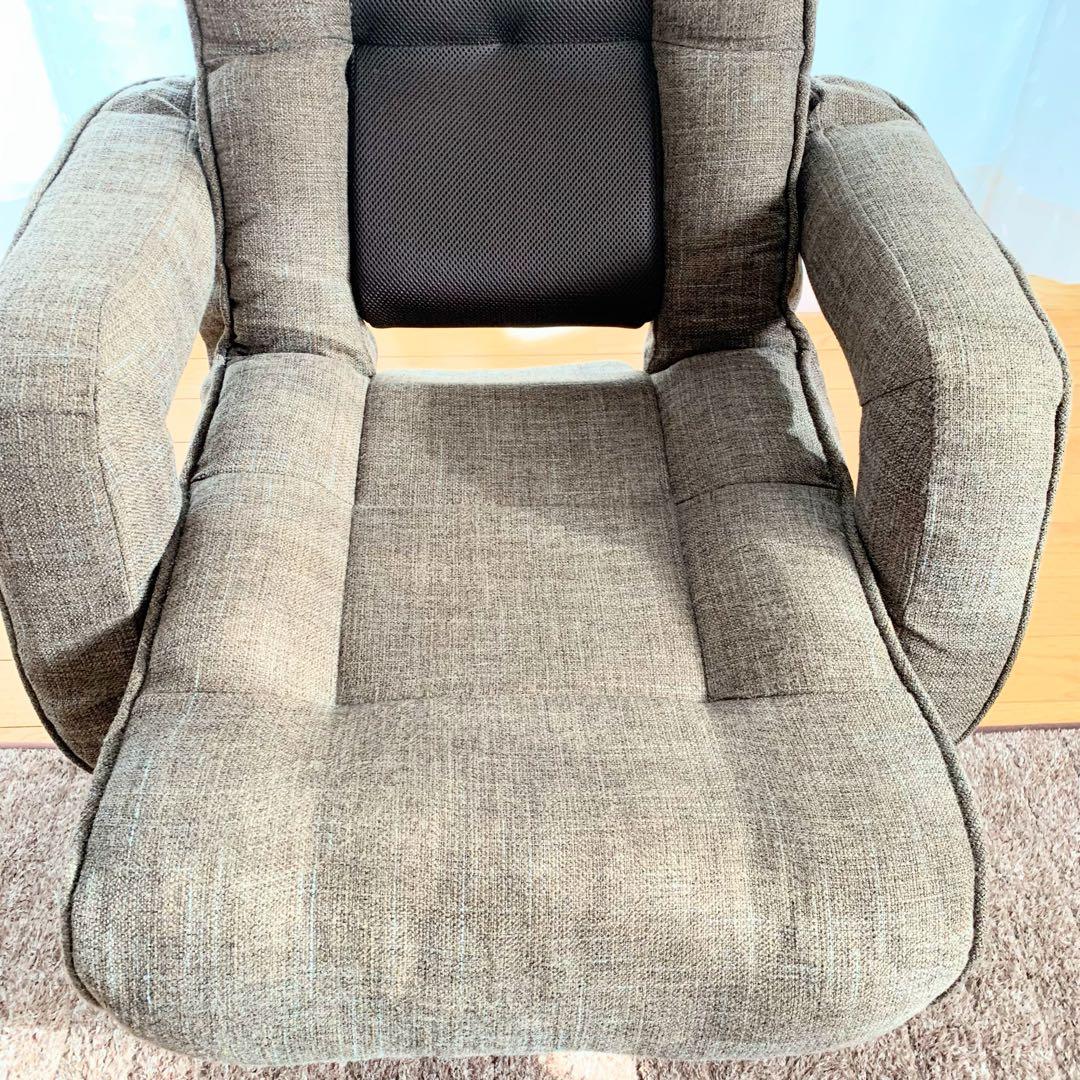 座椅子生活 明光ホームテック 腰の神様がくれた中座椅子　ブラウン