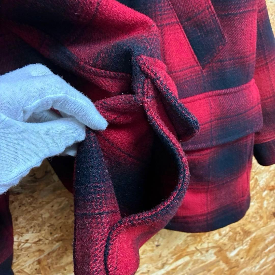 ★USA製★PENDLETON★ウールジャケット★オンブレ★チェック★XL相当★