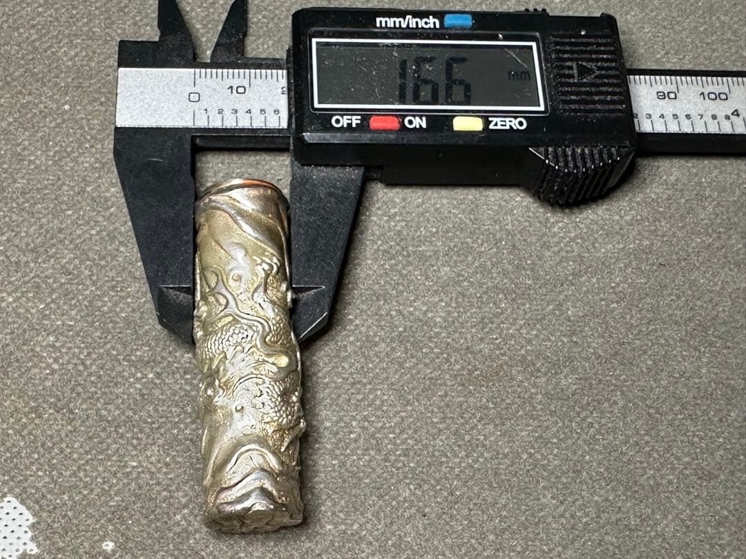 銀製　印材　印鑑　はんこ　ハンコ　 彫刻 細密細工