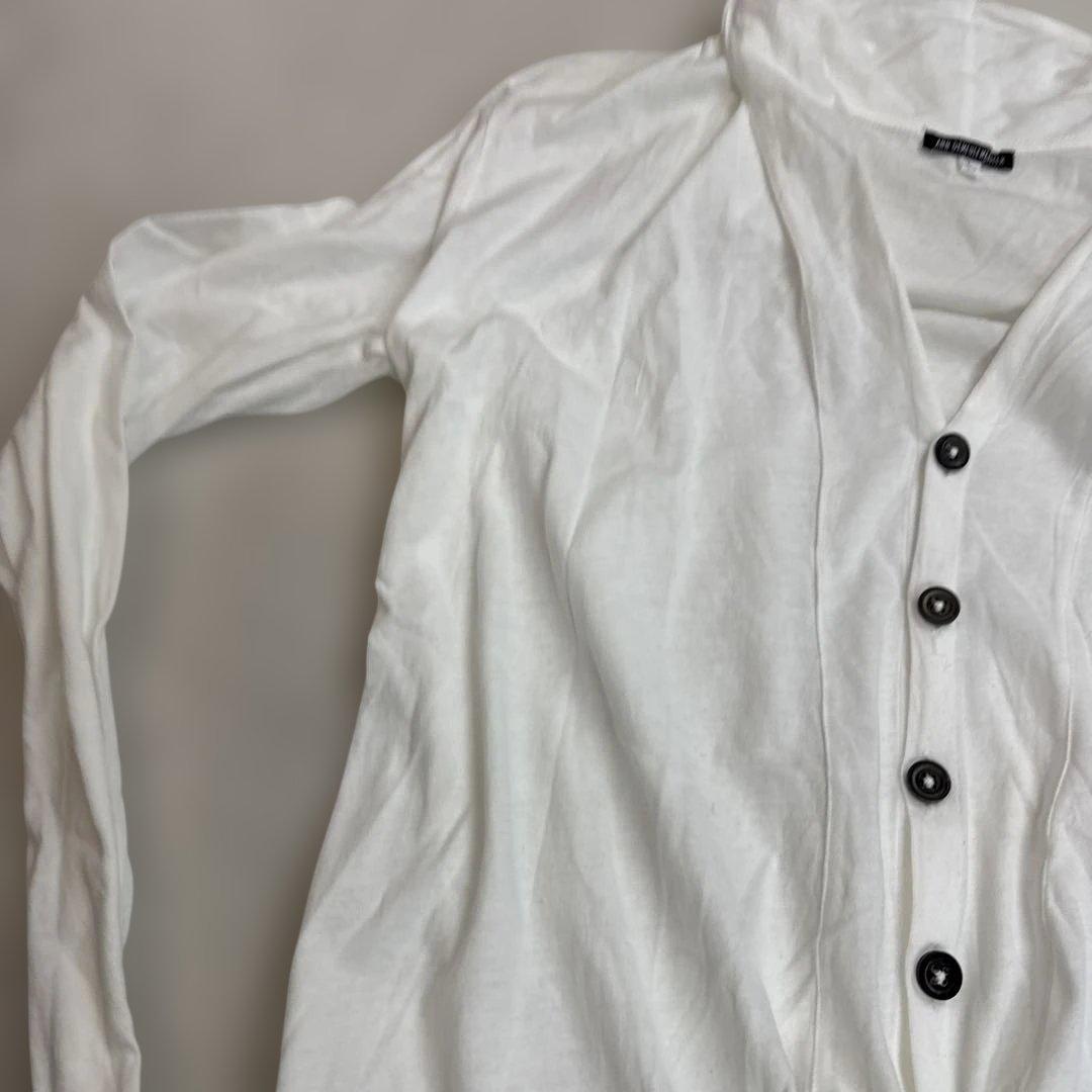 アンドゥムルメステール　カーディガン　ホワイト　Lサイズ