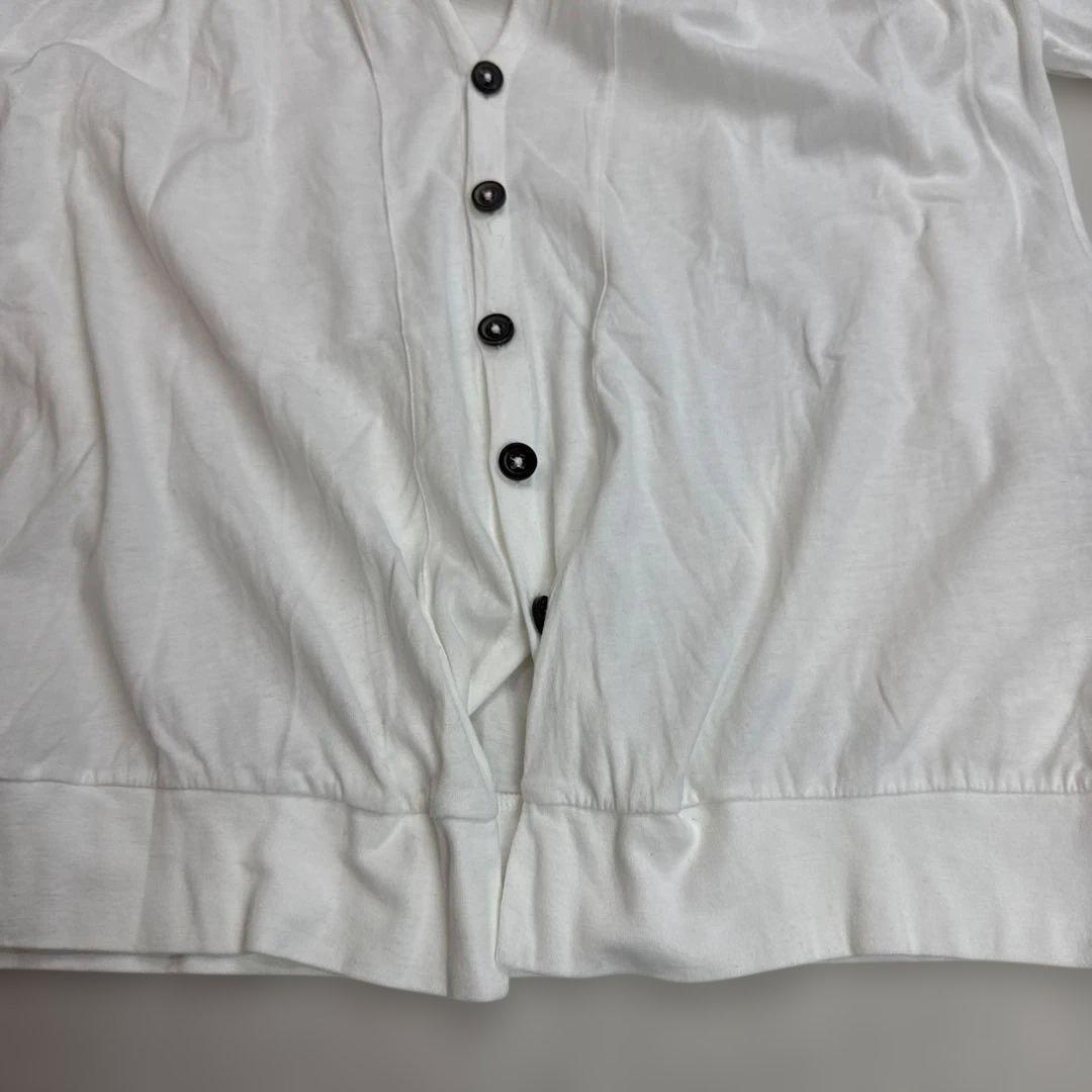 アンドゥムルメステール　カーディガン　ホワイト　Lサイズ