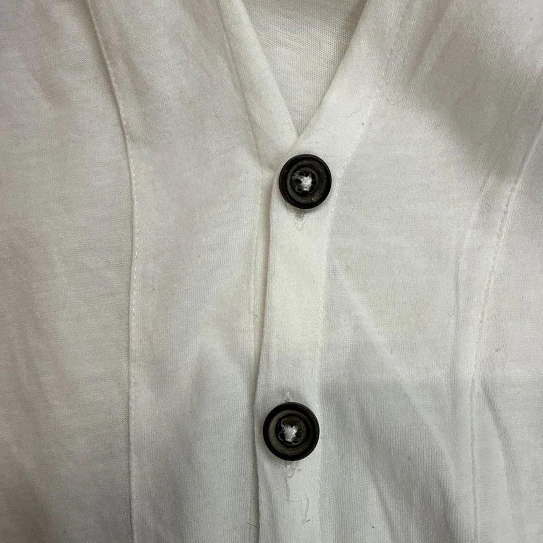 アンドゥムルメステール　カーディガン　ホワイト　Lサイズ