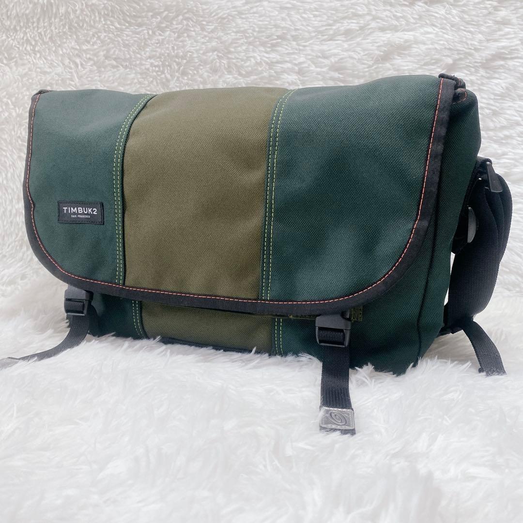 ✨美品✨ TIMBUK2 メッセンジャーバック CORDURA グリーン S
