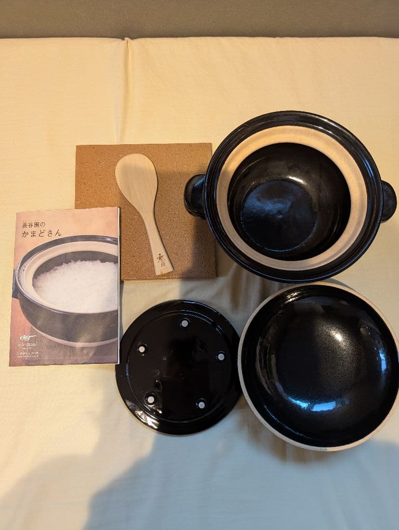 【中古箱無】長谷園 かまどさん 2合炊き